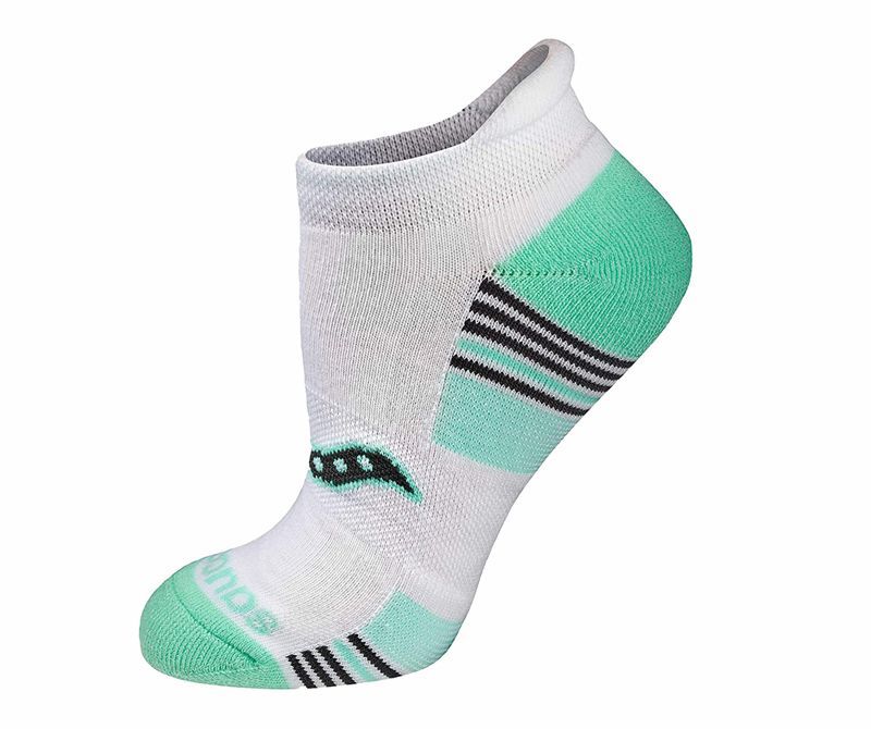 More Mile New York Womens Running Socks Teal Cushioned Sports Trainer Ankle Sock 