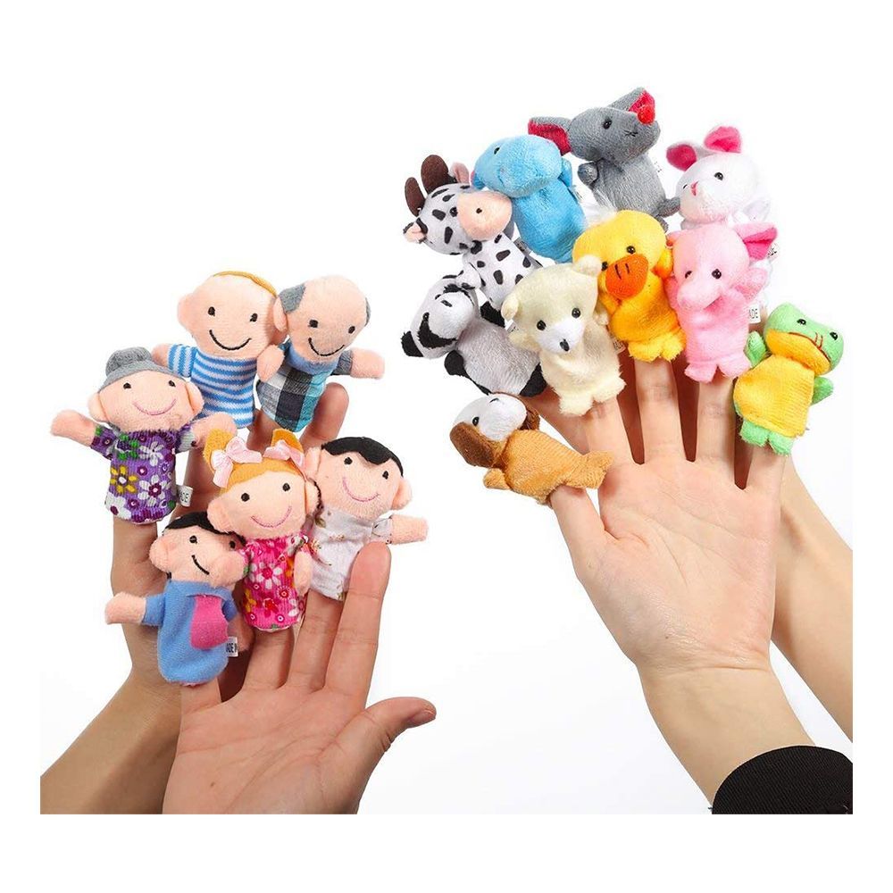 Funny Kids Finger Puppets Plush Baby Toys Story Gaming Children Educational Toys 