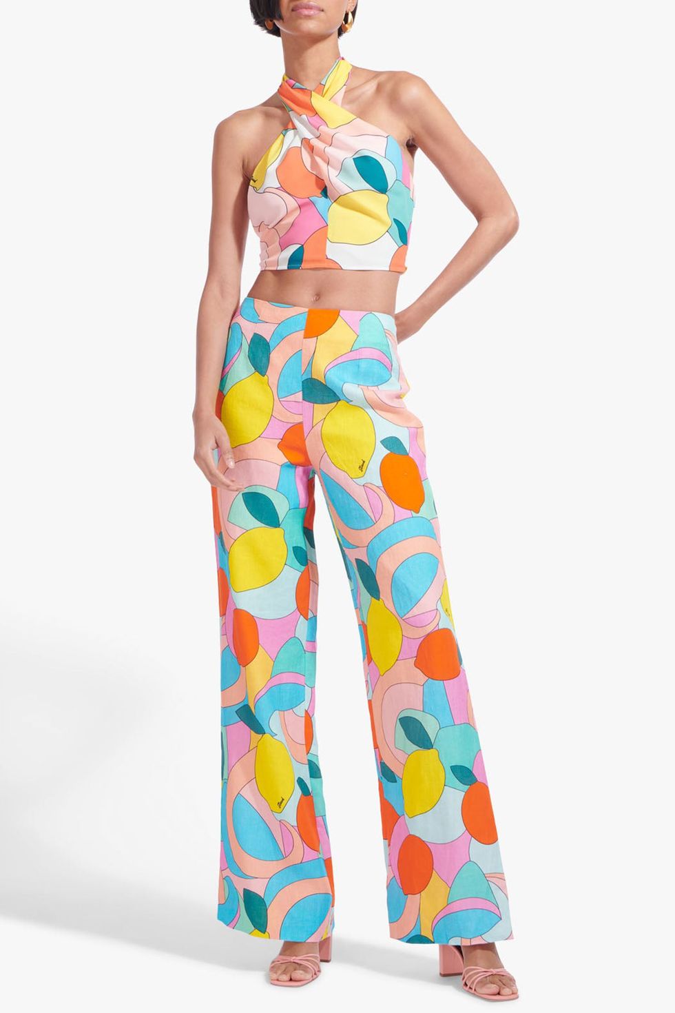 Miller Cover Up Pant in Neon Pink