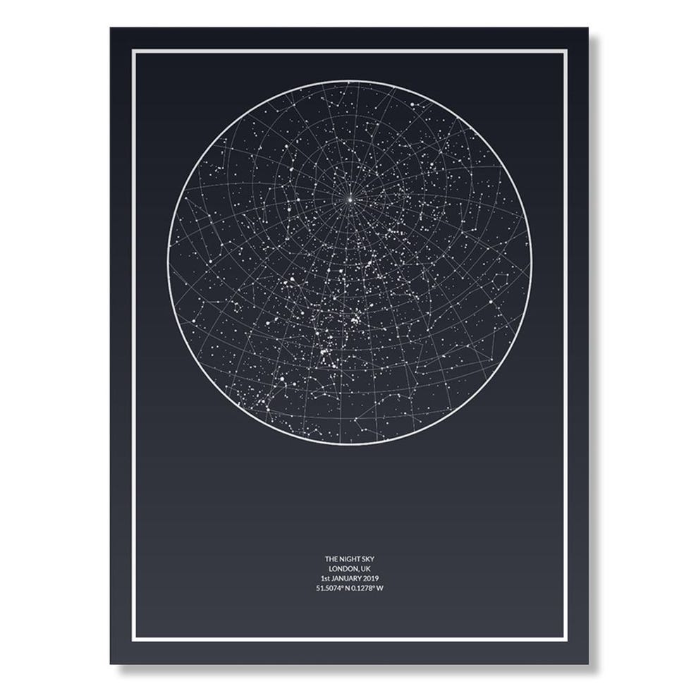 First Mother's Day Custom Star Map First Mother's Day Custom Star Map