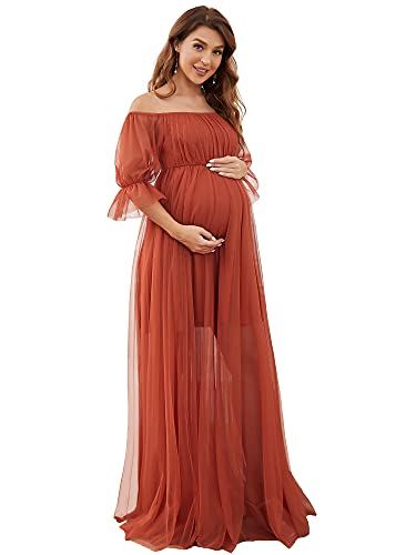 Tulle A-Line Maternity Dress