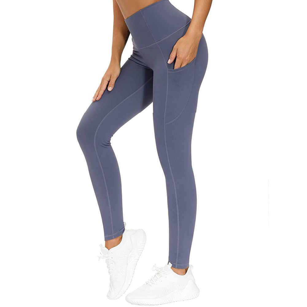 DEVOPS Women's 1~2 Pack Yoga Pants with Pocket Tummy Control Workout Running Leggings 