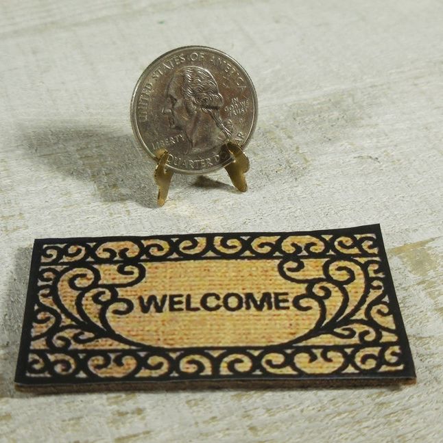 Miniature Welcome Mat