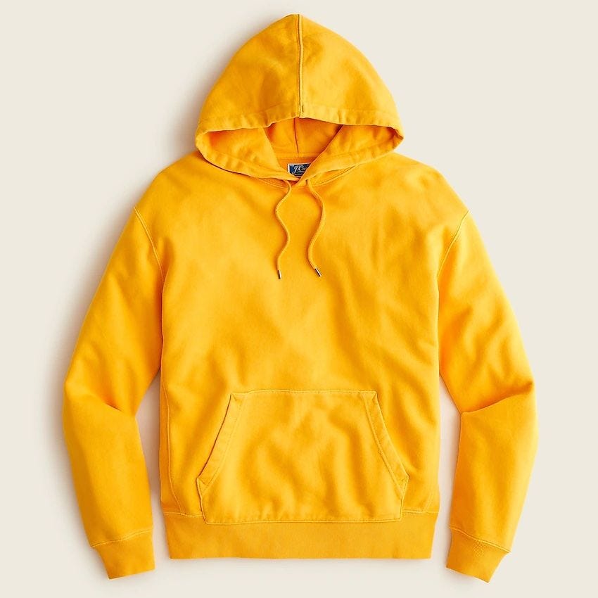 J.Crew Garment-Dyed French Terry Hoodie