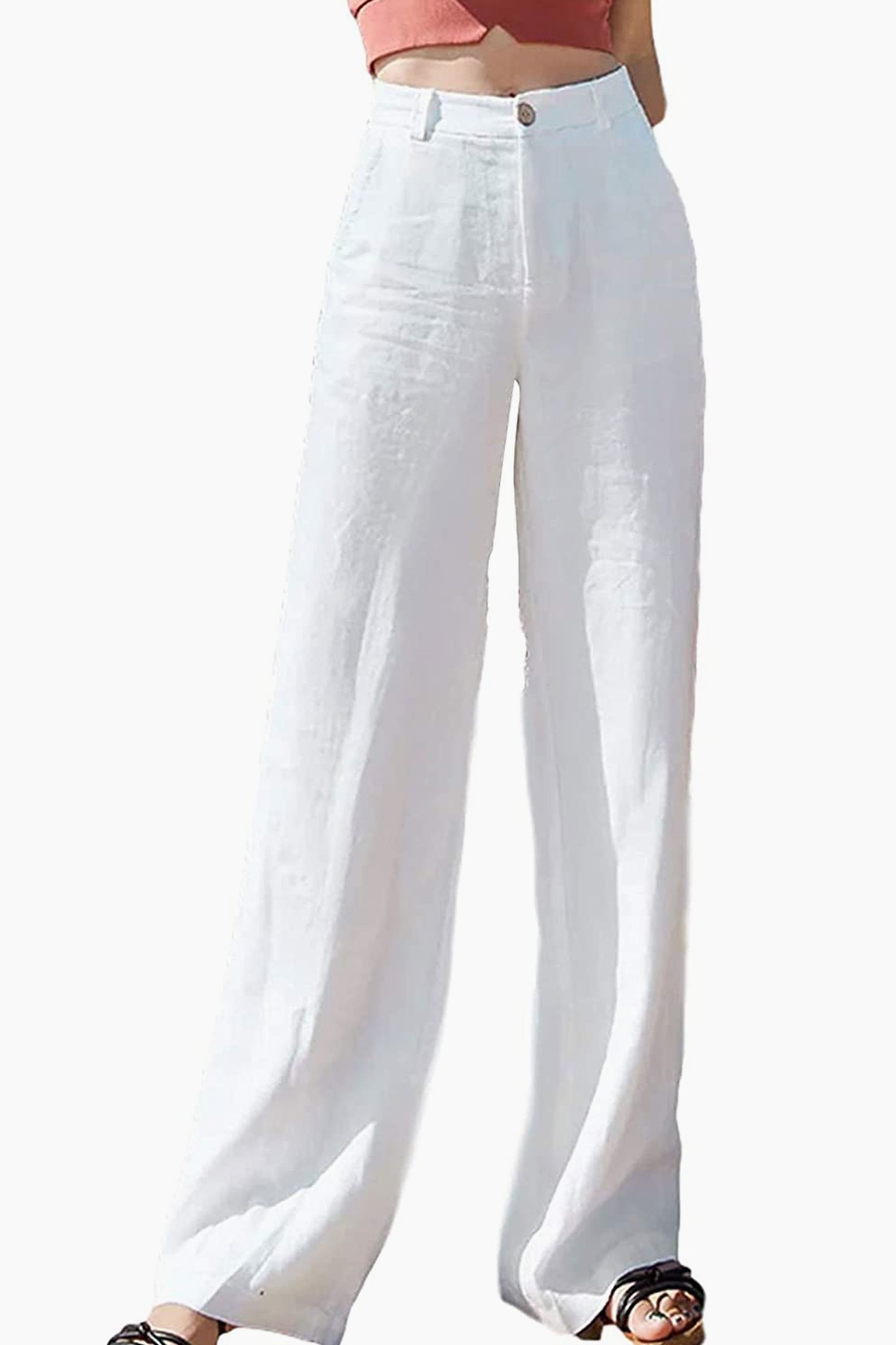 Buy Linen Tie up Pants With Pockets Loose Casual Summer Women Online in  India - Etsy