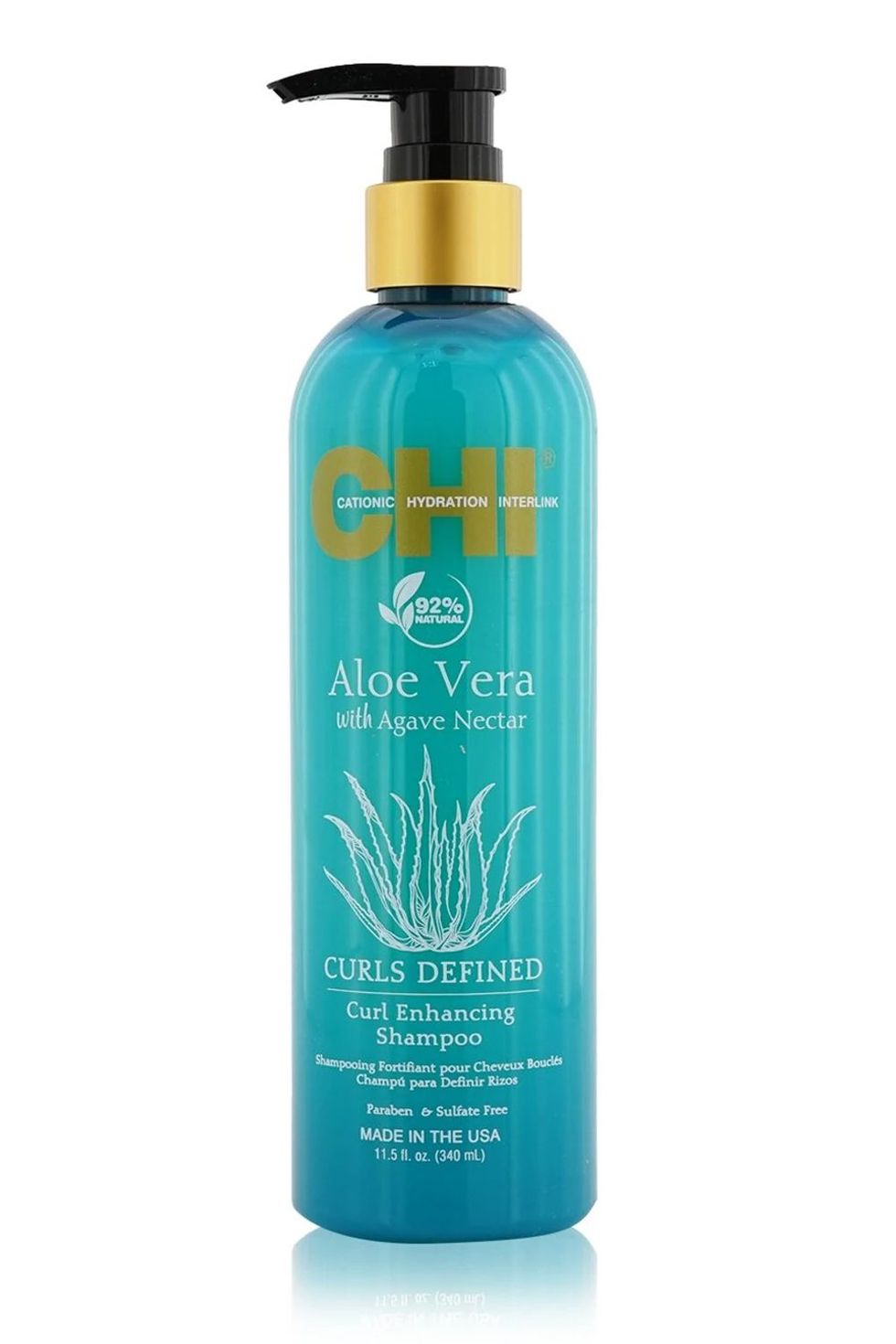 Chi Aloe Vera With Agave Nectar Curl Enhancing Shampoo
