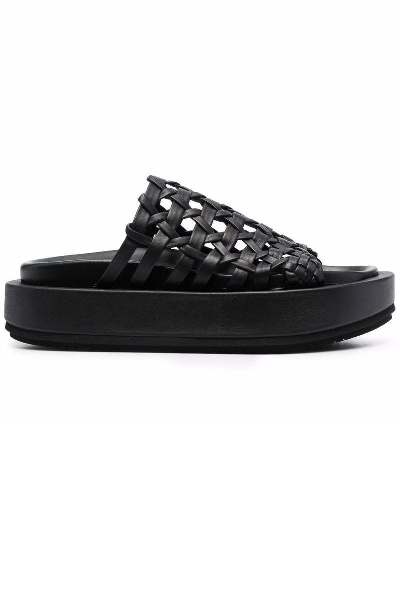 Paloma Barceló woven platform sliders