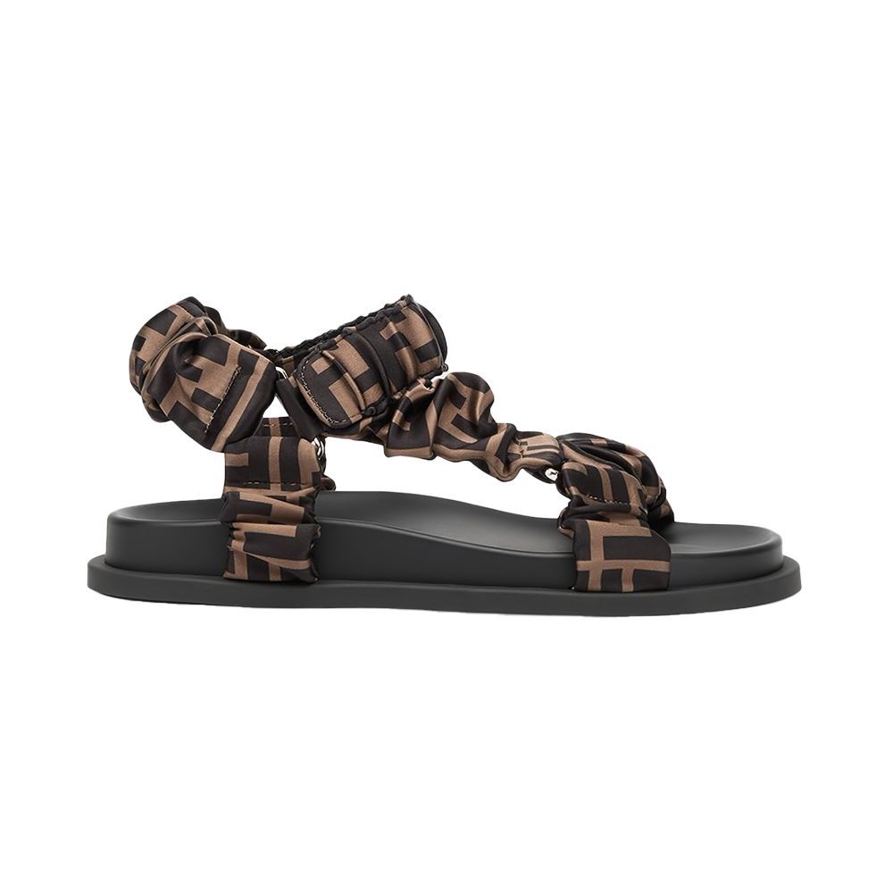 Women Golden Chain T-Strap Gladiator Comfort Cushioned Slingback Thong Sandals