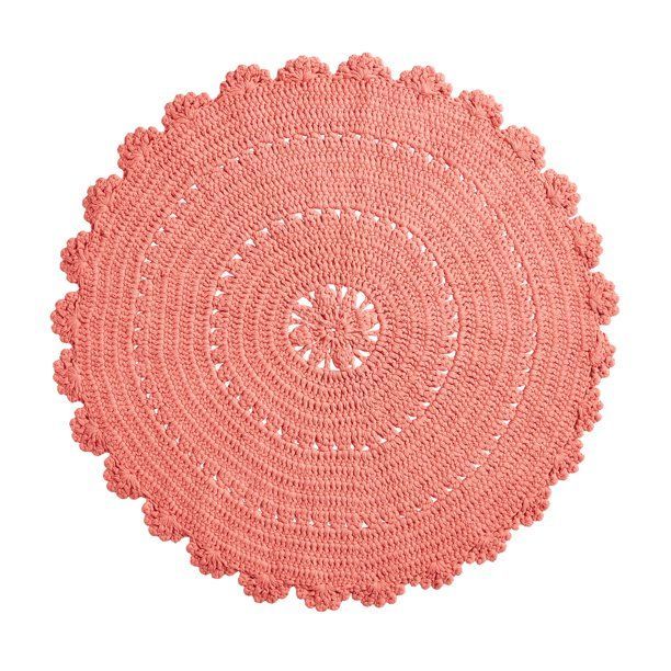 The Pioneer Woman Round Cotton Crochet Accent Rug