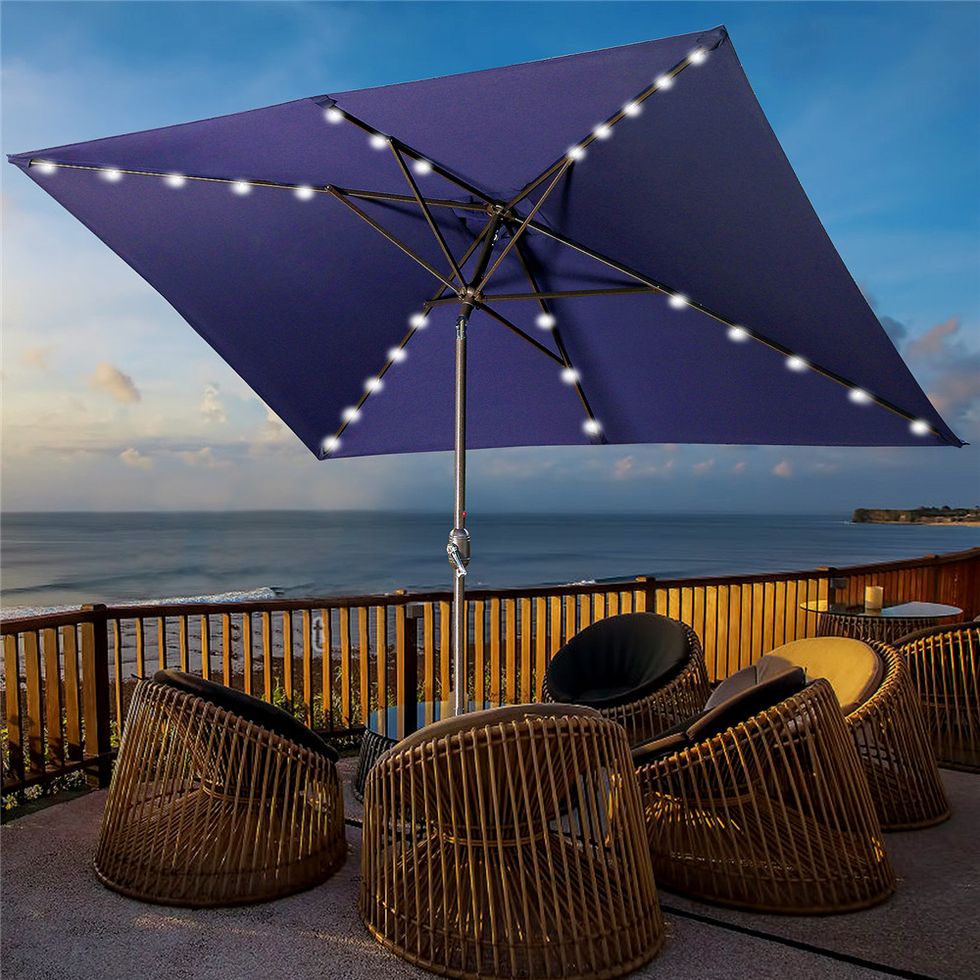 Outdoor Solar Power ​Patio Umbrella