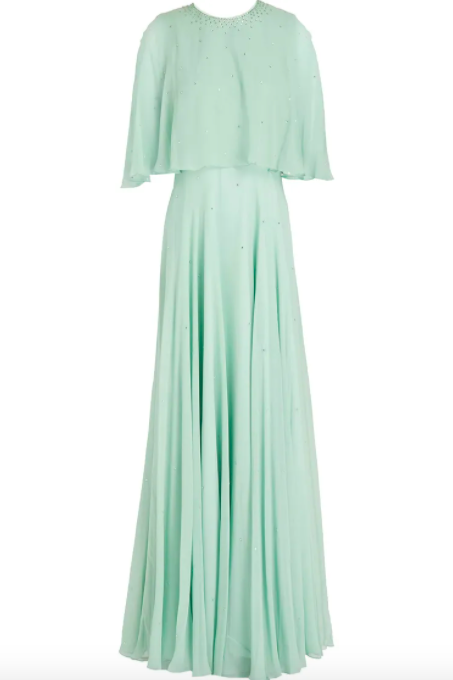 Kate Middleton wears green Jenny Packham gown for Jamaica tour dinner