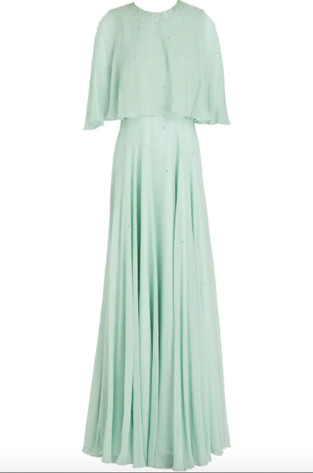 Kate Middleton wears green Jenny Packham gown for Jamaica tour dinner