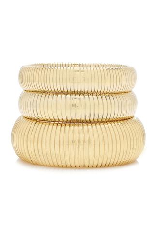 Exclusive set of Cobra gold-plated bracelets