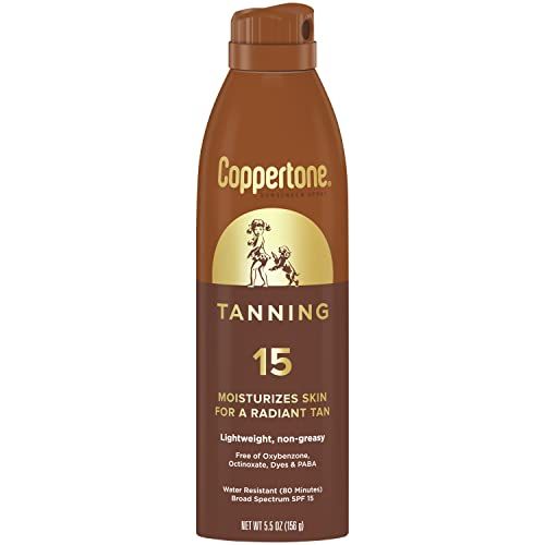 Coppertone Tanning Dry Oil Sunscreen Continuous Spray SPF 15