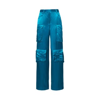 Wide-Leg Cargo Pants