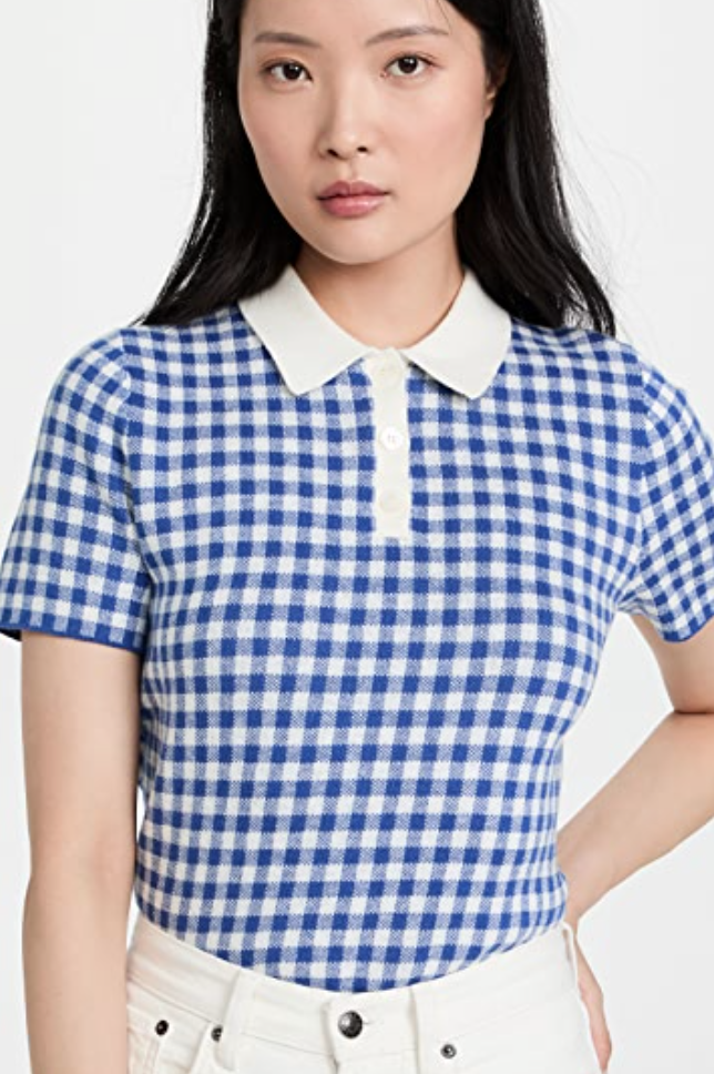 Alex Mill Karl Polo in Gingham