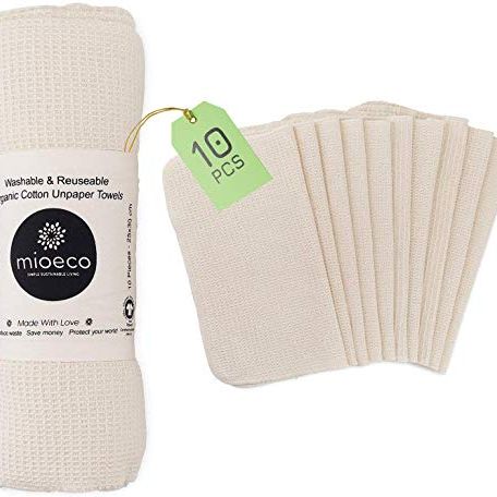 Reusable Paper Towels - 100% Organic Cotton, 12 or 24 Pack – ZWS