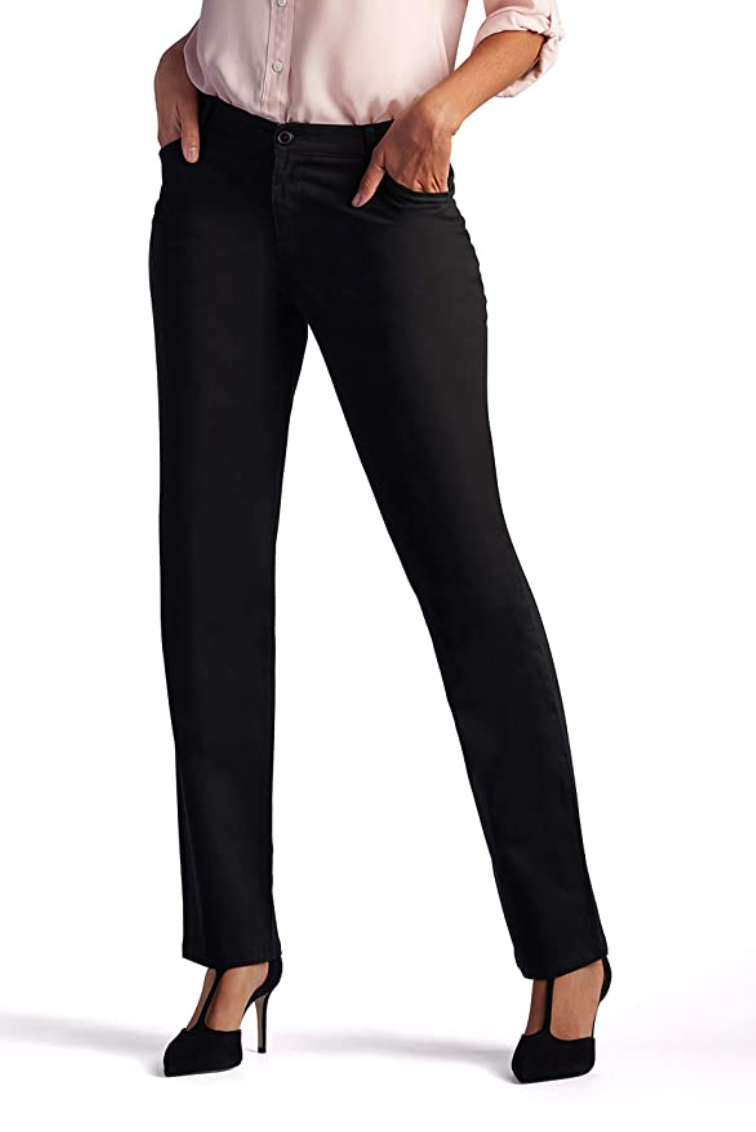 Buy Women Black Regular Fit Solid Business Casual Trousers Online