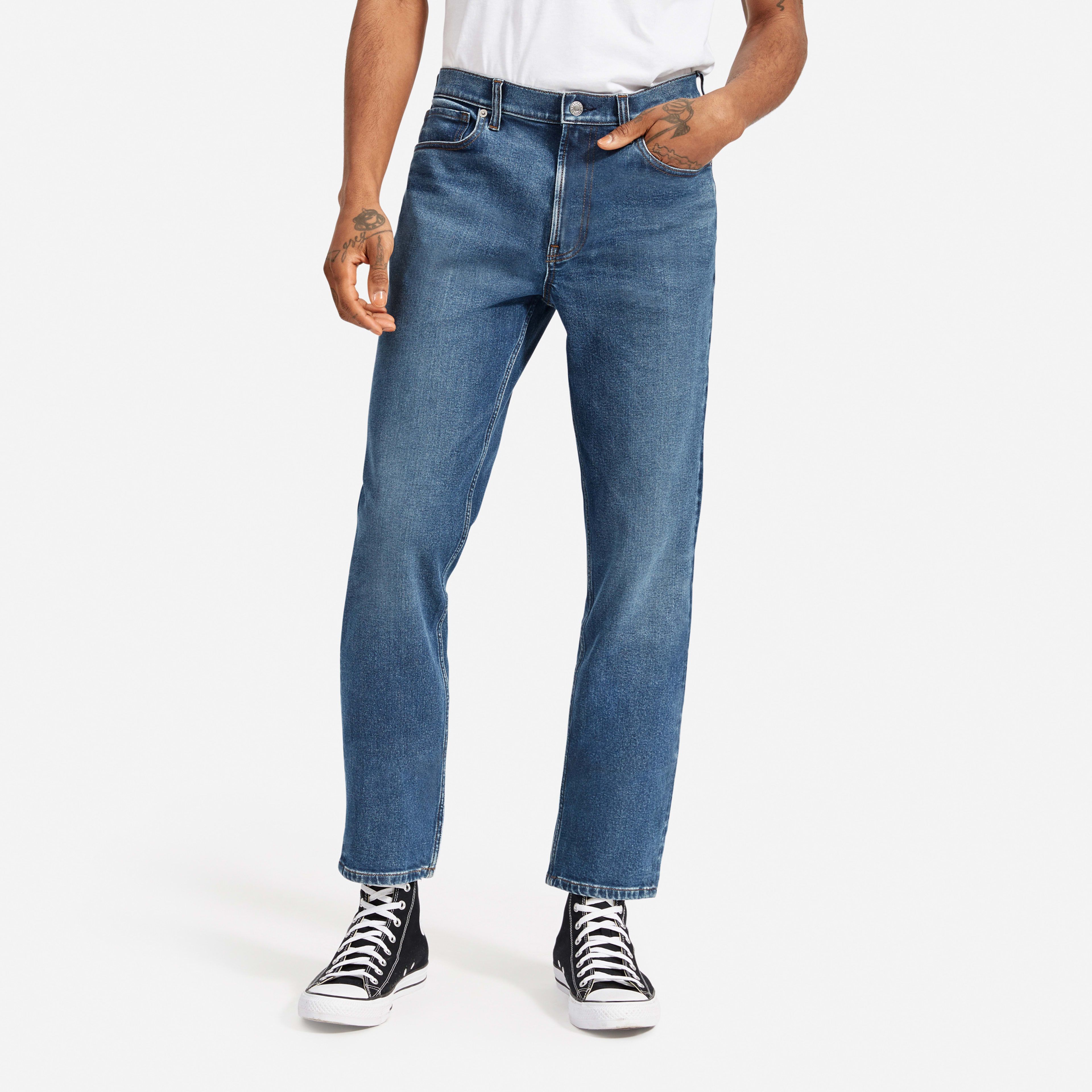 Everlane Relaxed 4-Way Stretch Organic Jean