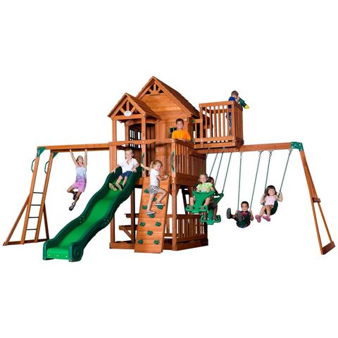Best Wooden Playsets 2022, Best Outdoor Playhouse With Slide