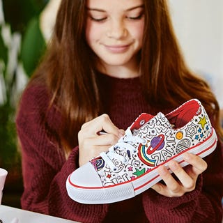 Colour-In Children's Shoes