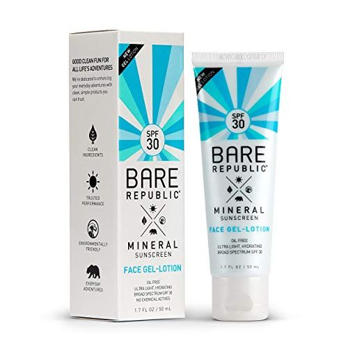 Mineral Sunscreen & Sunblock Gel Face Lotion with Zinc Oxide