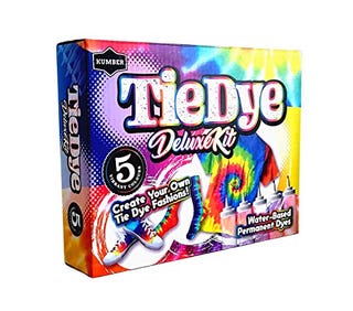 KUMBER Tie Dye Kit Kids - 5 Colours with Added Refill Packs