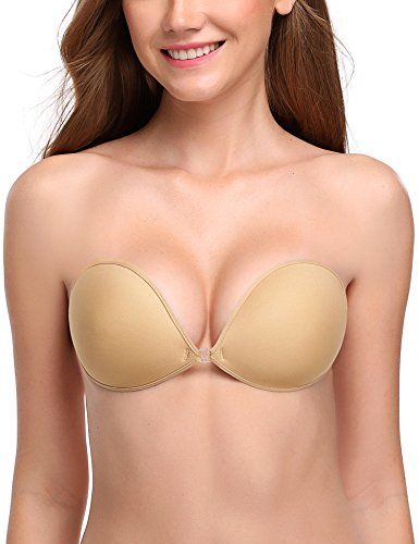 Wingslove Women's Sexy Sheer Bra Unlined Underwire Support See Through  Everyday Bra with Silicone Nipple, Pink 38D 