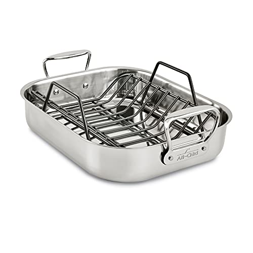 Viking 3-Ply Roasting Pan with Rack & Carving Set