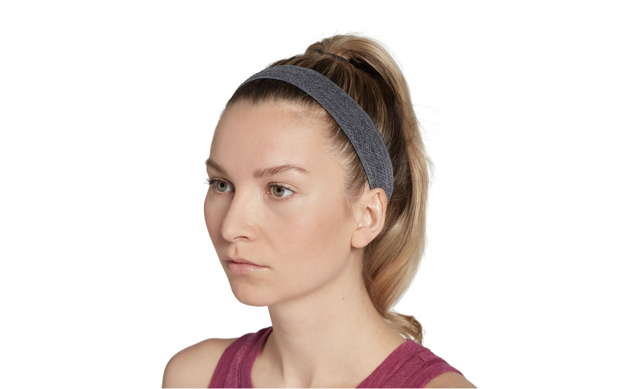 Yoga Headband Crossfit Running Headband Fitness Headband Workout Headband Adjustable Headband Neutral Lines Stretchy Knit