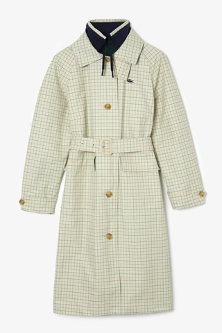 Heritage Check Double Collar Trench Coat