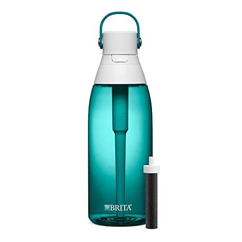 36oz Sea Glass Plastic Water Filter Bottle