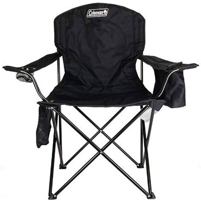 Camp Chair with Built-In Cooler 