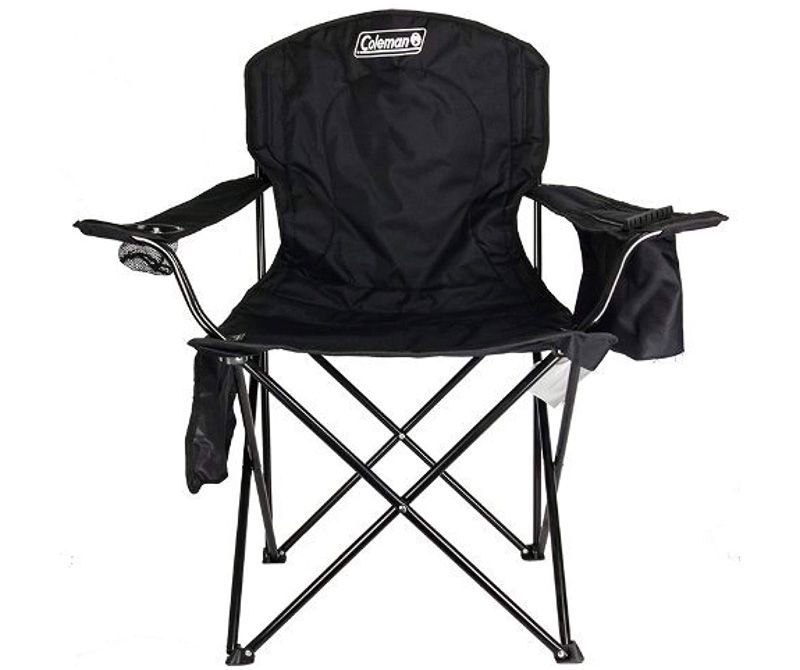 Coleman Chair with built-in cooler 