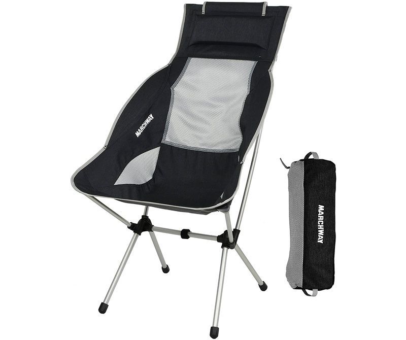 Marchway Lightweight Folding High Back Camping Chair