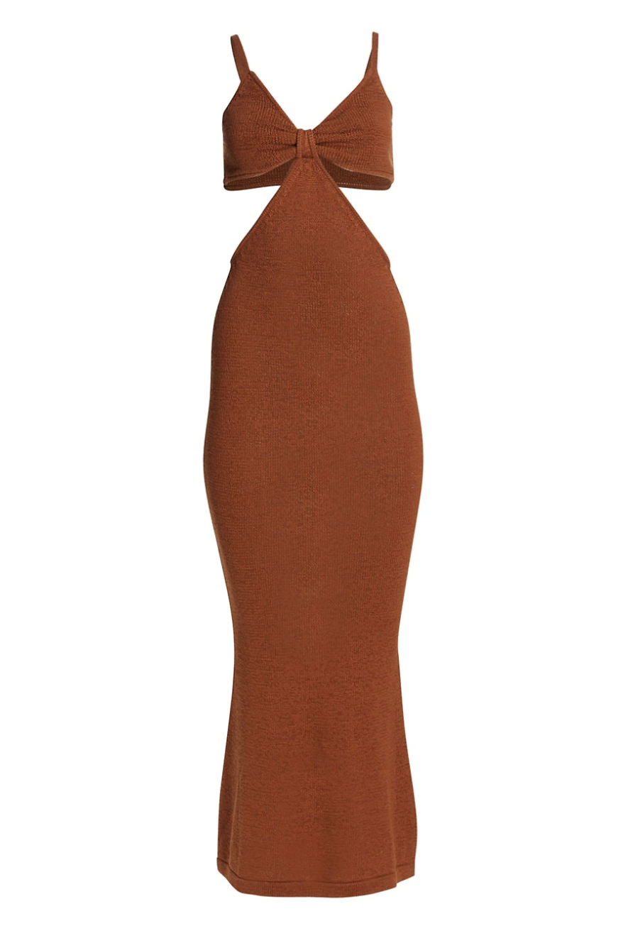 Serita Cutout Knit Maxi Dress