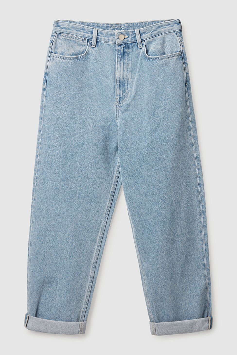 Tapered-Leg High-Rise Jeans 