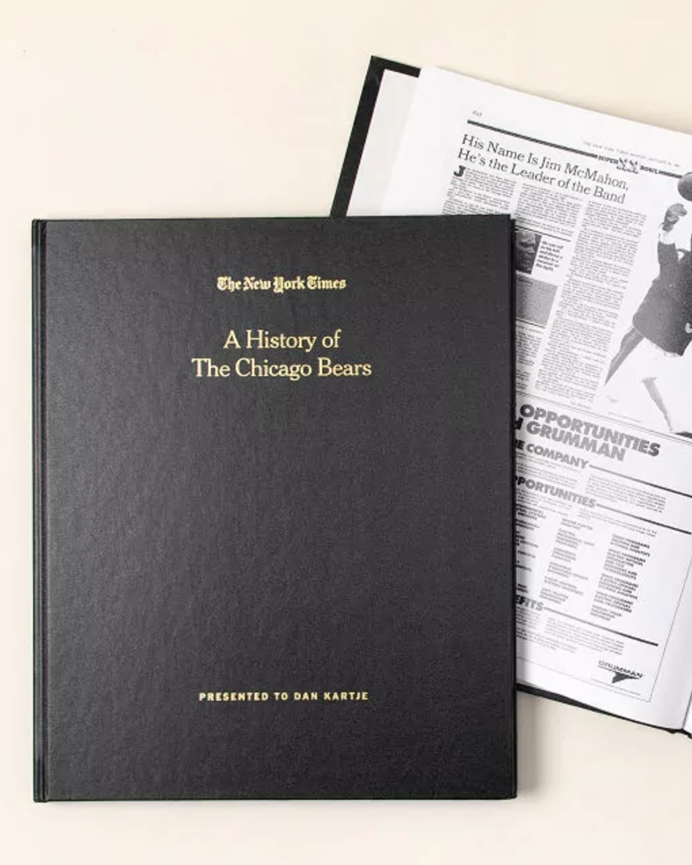 'The New York Times' Custom Football Book