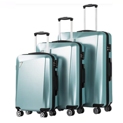 Coolife Luggage 3-Piece Luggage Set