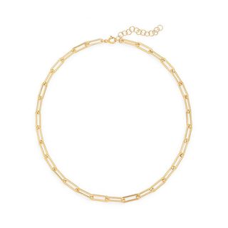 Kelli Paperclip Chain Necklace in Gold-Filled