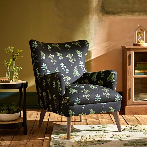 Marlow Marsh Botanical Print Armchair