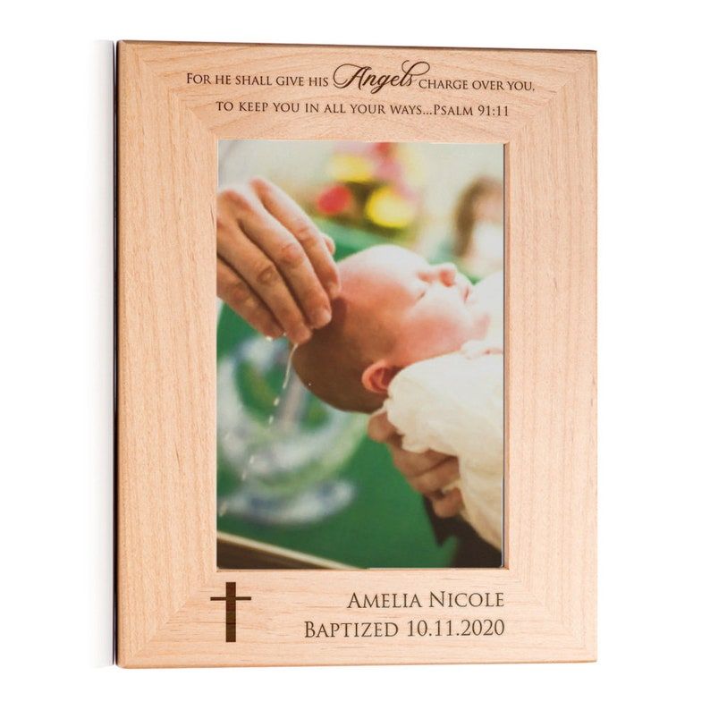 Personalized Baptism Picture Frame