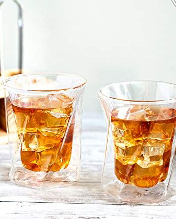 Double-Walled Whiskey Glasses
