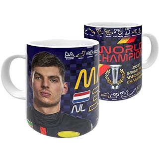 Verstappen 2021 - Taza para campeón del mundo Verstappen 2021 - Taza para campeón del mundo