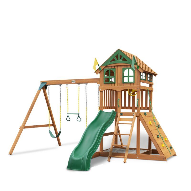 Children's wooden playground store sets