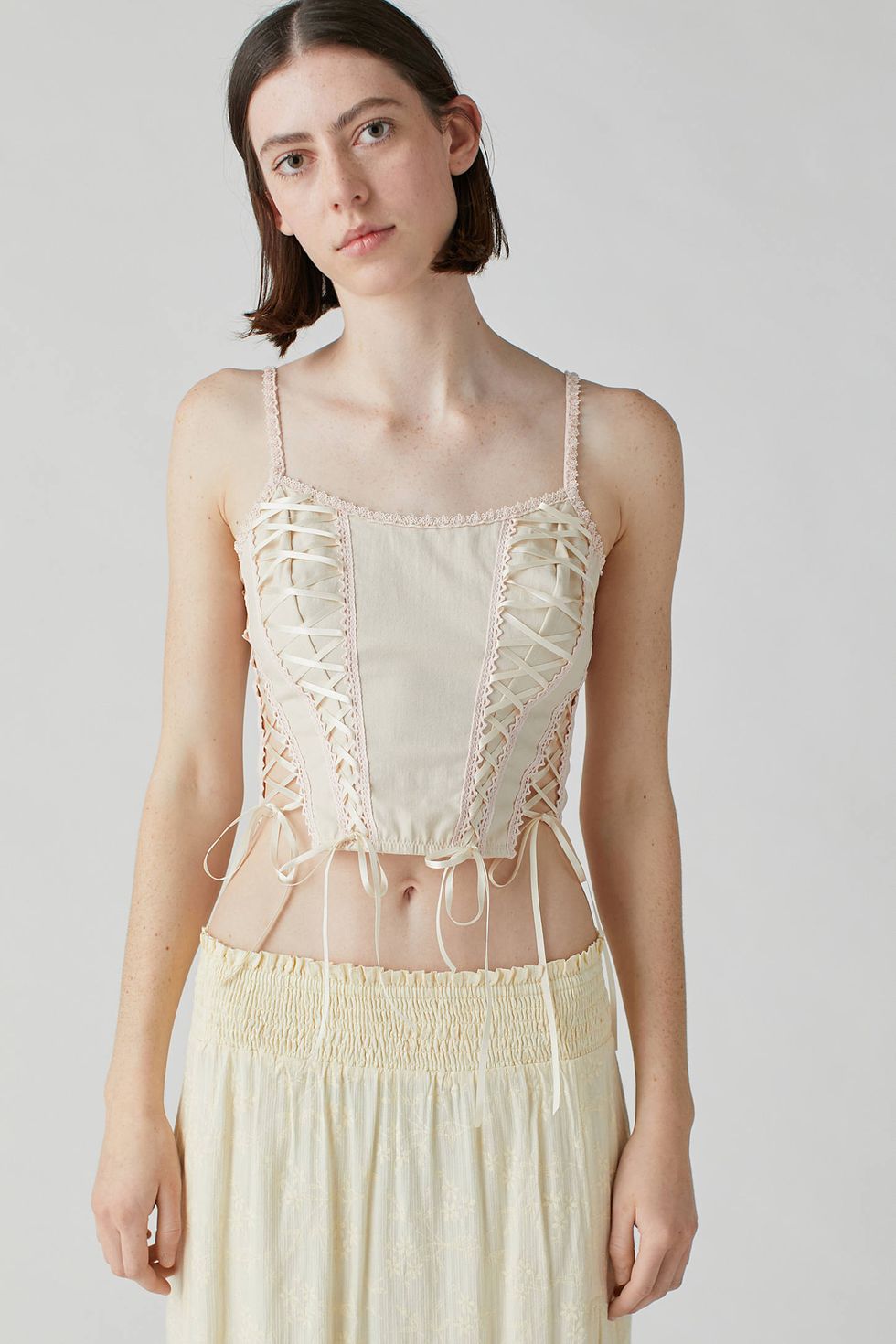 Lightly Lined Demi Lace-Up Bustier, 21 Stunning Pieces to Wear So You Can  Channel Your Inner Bridgerton Character