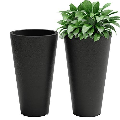 24-inch large outdoor planters 