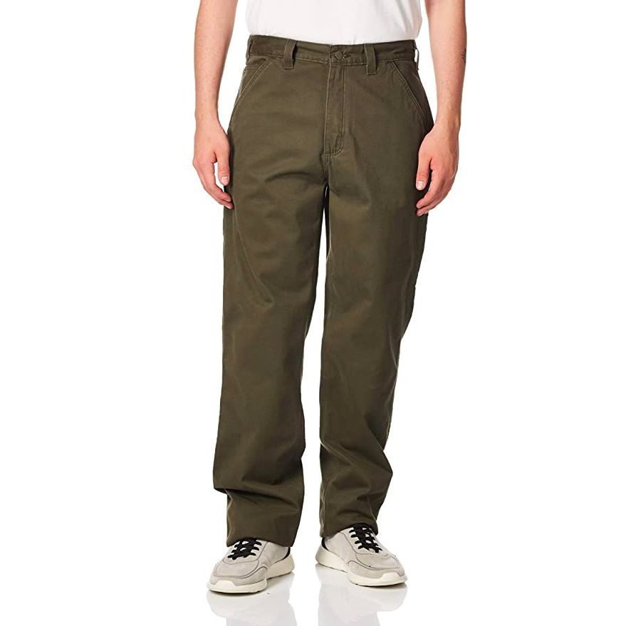 Relaxed Fit Washed Twill Dungaree Pant