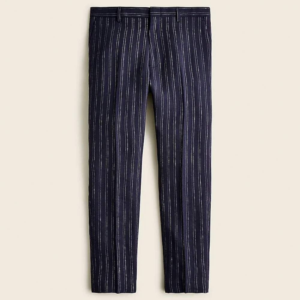 Linen-Wool Suit Pant