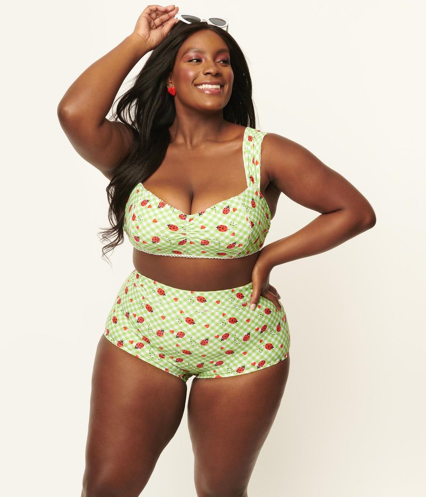 retro plus size bathing suits